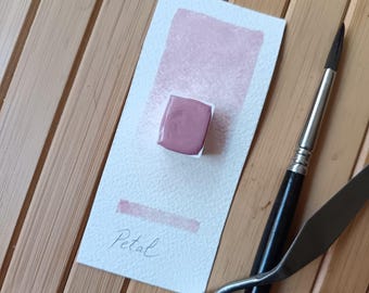 Half Pan Petal Blush Skin Tone Watercolor Paint – Handmade Artisan Watercolors