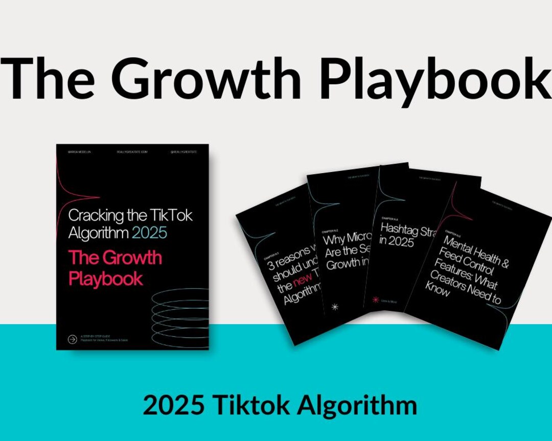 2025 Tiktok Growth Guide | Social Media Marketing Ebook, Viral Content ...