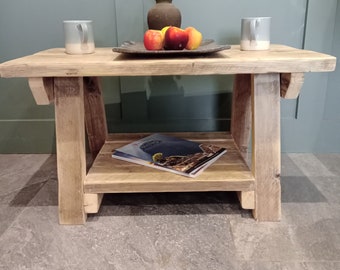 Coffee  table made from reclaimed timber