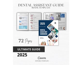 Dental Assistant&#39;s Handbook:Office Procedures & Exam Prep (70+ Page Printable Guide)The Complete Guide for Dental Assistants Professionals