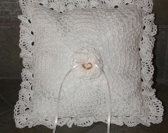 Crochet Pattern-Crochet Ring Bearer Pillow