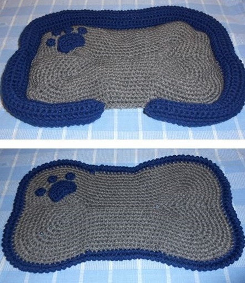 Crochet PatternDog Bone Mat and Bed Etsy