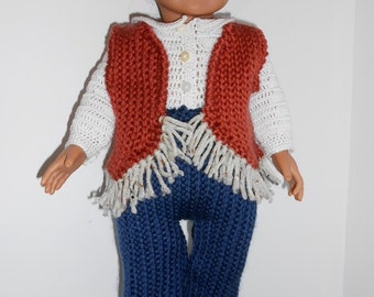 Crochet Pattern-AG Cowgirl Costume