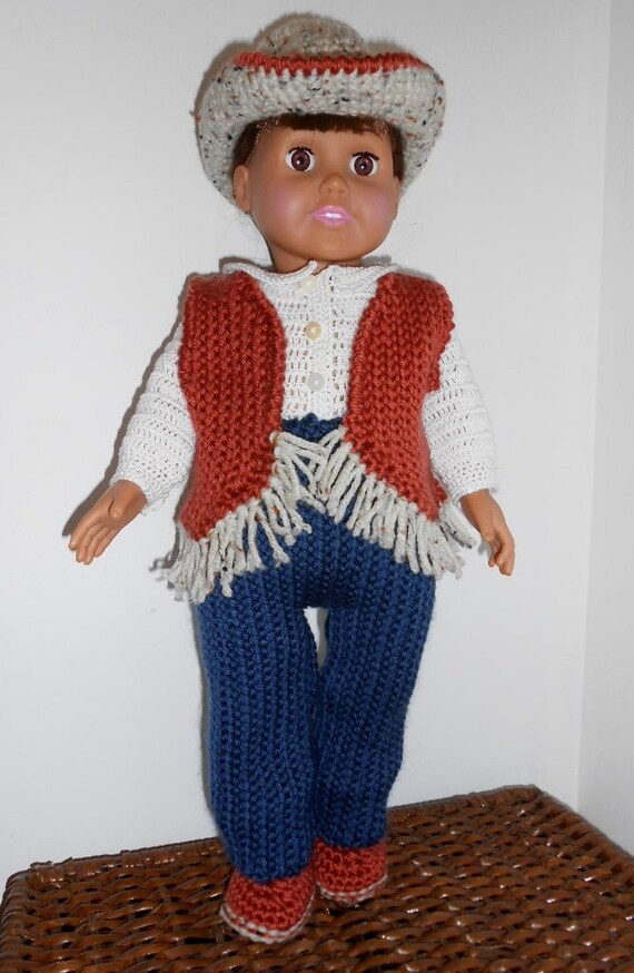 Crochet Patternag Cowgirl Costume Etsy