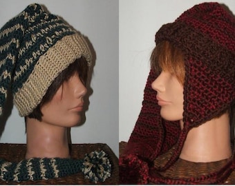 Crochet Pattern-Winter Wonderland Hat Set