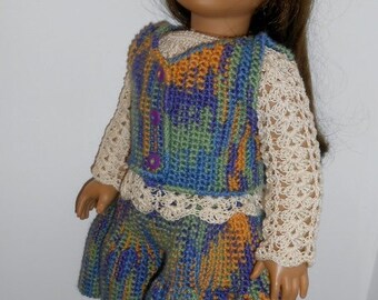 Crochet Pattern-Monday's Child-18" Doll Outfit