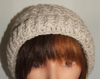 Crochet Pattern-Warm Wooly Winter Cap