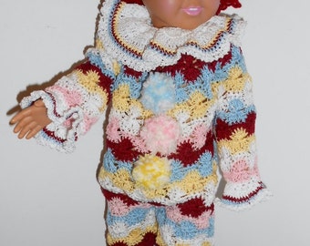 Crochet Pattern-AG Clown Costume