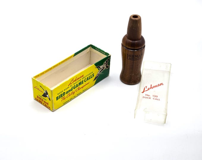 Lohman Rattle Box Lohman's No. 103 Duck Call, Original Box With Papers, Vintage From the ...
