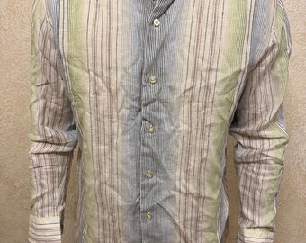 Koszula Vintage Tommy Bahama Linen Striped - Unikalny styl