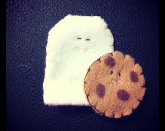 Luna Bella Milk and Cookies Hair Clip