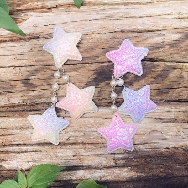 Mini Fairy Kei Pastel Star Clip