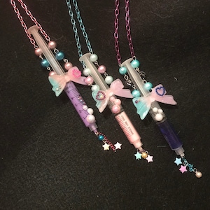 Yami Kawaii menhara yumi kawaii syringe necklace
