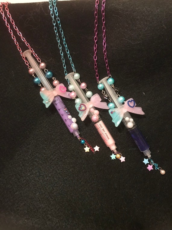 Yami Kawaii menhara yumi kawaii syringe necklace