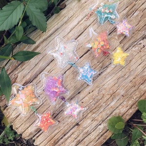 Fairy Kei Pastel Shaker Star Clip