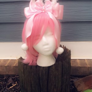Large Satin Bunny Bow