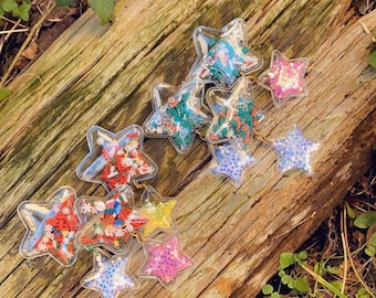 Fairy Kei Shaker Star Hair Clip