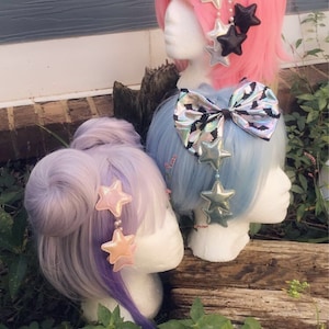 Fairy Kei Holographic Star Clip