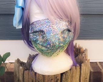 Sparkle Fairy Kei Washable Cloth Facemask
