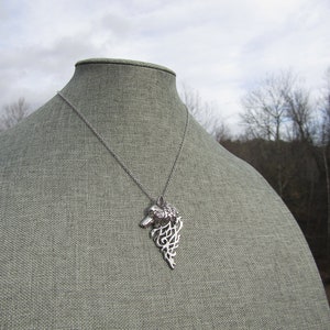 Stainless steel Wolf Necklace Unisex Stainless Steel Chain