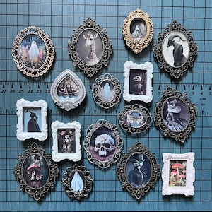 clearance imperfect magnet art pieces for your fridge gothic witchy spooky unique