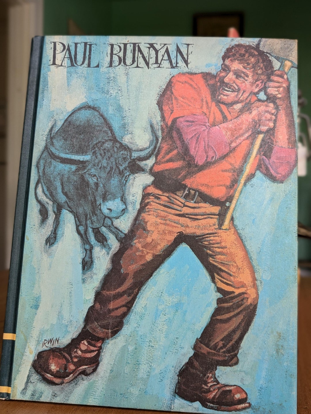 Paul Bunyan Illustrated Vintage Large Hardback Book - Etsy