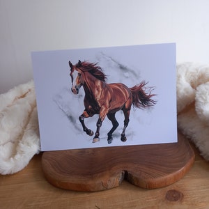 Carte Cheval au galop