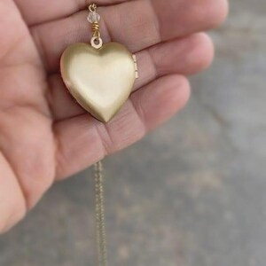 Vintage Locket Necklace For Women, Personalized Mother's Day Gift with Photos Gifts For Her image 7