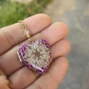 Vintage Locket Necklace For Women, Personalized Mother's Day Gift with Photos Gifts For Her image 6