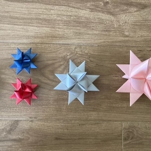 From left to right: 1 inch, 2 inch, 3 inch, 4 inch