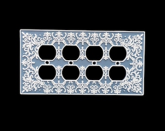 Vienna Collection - Standard Outlet Cover - 4 Gang