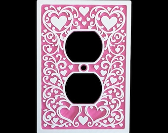 Heart Collection - Standard Outlet Cover - 1 Gang