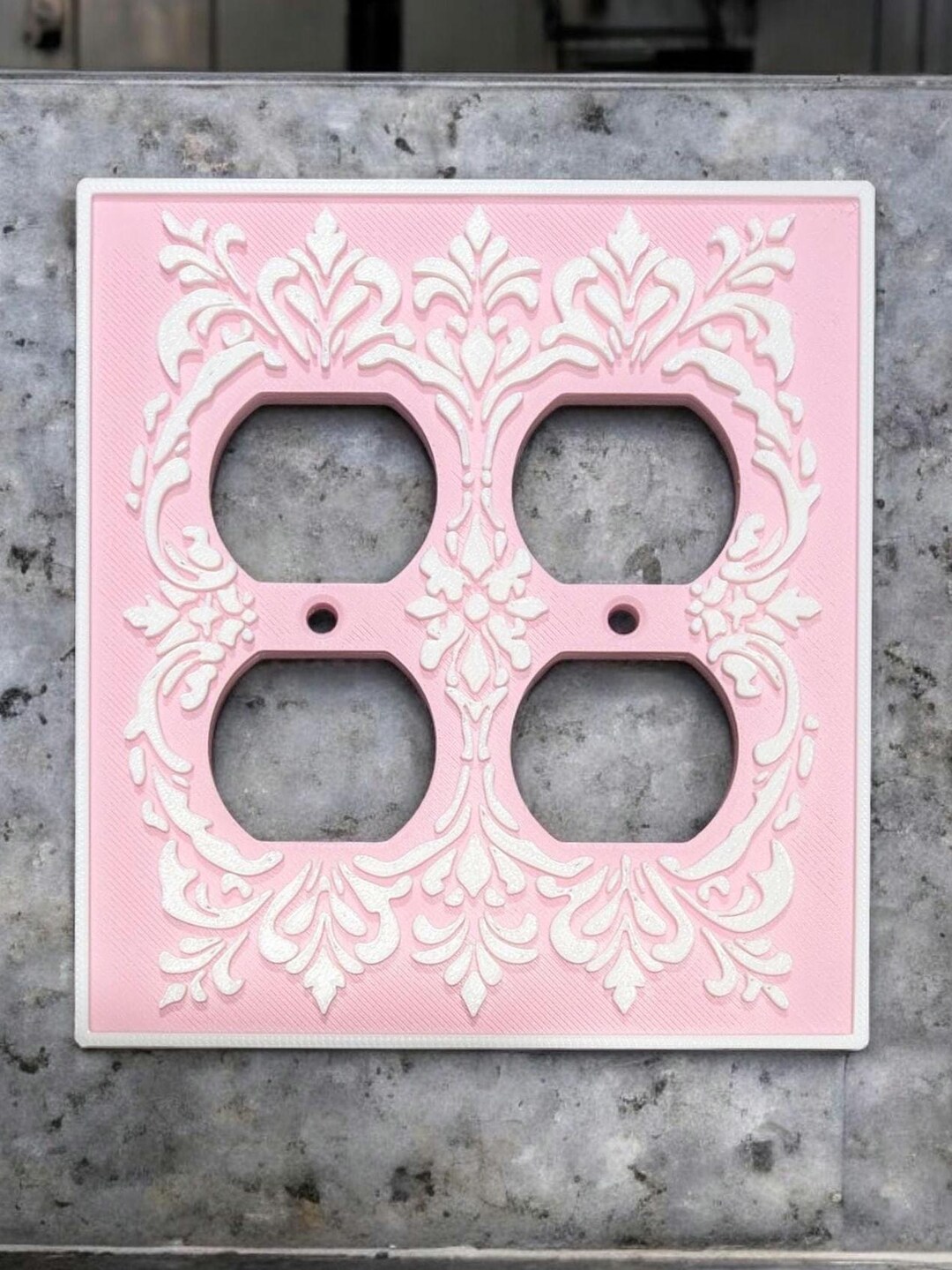 Vintage Style Decorative Outlet Cover – Custom Colors - Duplex 2 Gang ...