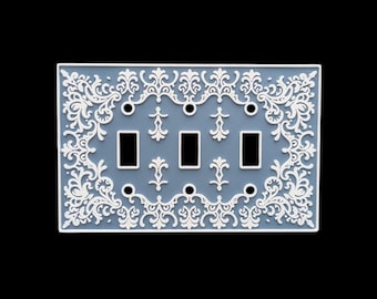 Vienna Collection - Light Switch Cover - Standard Toggle - 3 Gang