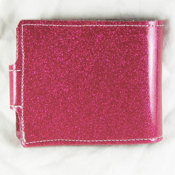 数々の賞を受賞 - Glitter Pink - Wallet Vinyl With Window Picture Changeable 小物
