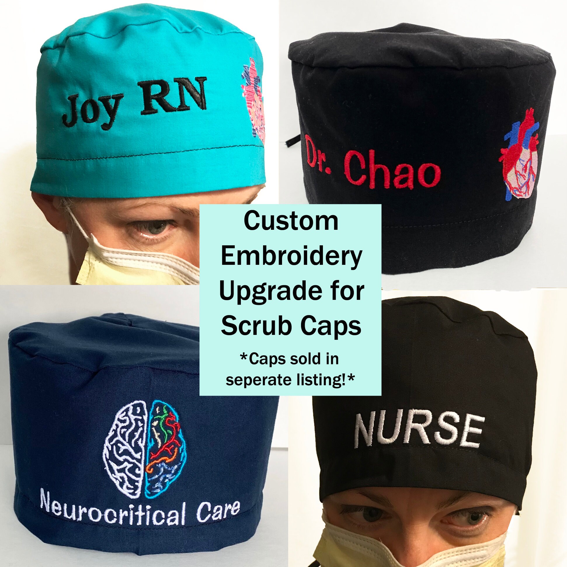 Custom surgical caps deals