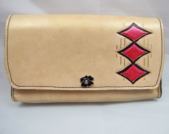 Leather Clutch Purse - Cocktail