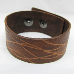Leather Cuff - Round Up
