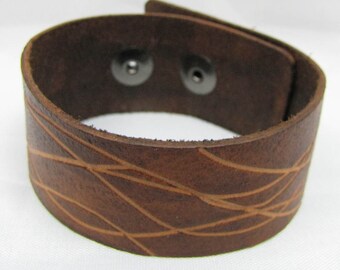 Leather Cuff - Round Up