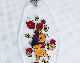balancing honey pots keychain