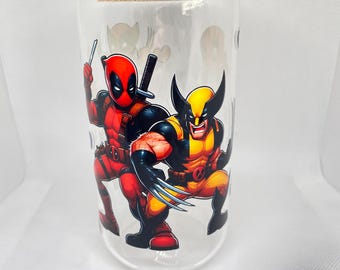 Hero Friends 16 o glass can