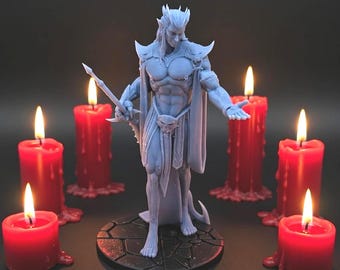 Graz'zt-The Demon Prince of Pleasure Resin Tabletop Gaming Miniature