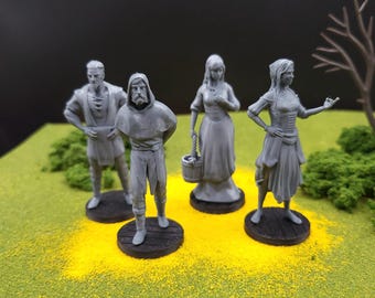 Townsfolk Resin Tabletop Gaming Miniature