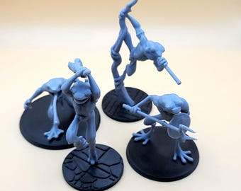 Army of Bullywugs Resin Tabletop Gaming Miniature