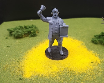 Townsfolk Town Crier Resin Tabletop Gaming Miniature