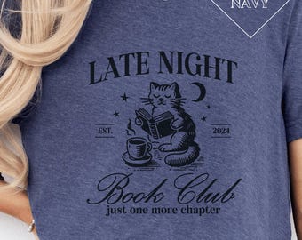 Bokälskare-tröja, Booktrovert-tröja, bibliotekströja, ett kapitel till, sena bokklubben, rolig t-shirt för bokälskare