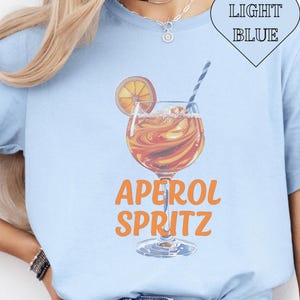 Aperol Spritz Abstract | Aperol Spritz Shirt | Aperol Spritz Print | Cocktail Print | Alcohol Statement Tshirt | Cocktail Gift