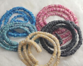 Dread Spiral Hair Tie Wrap