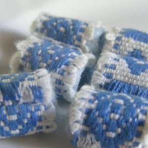 Set of 6 textile beads. Yes, we know we're Norwegian blue but what are we supposed to DO Does this change the job description image 5