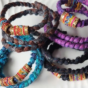 Bendable Loc Hair Tie - Etsy display picture 2